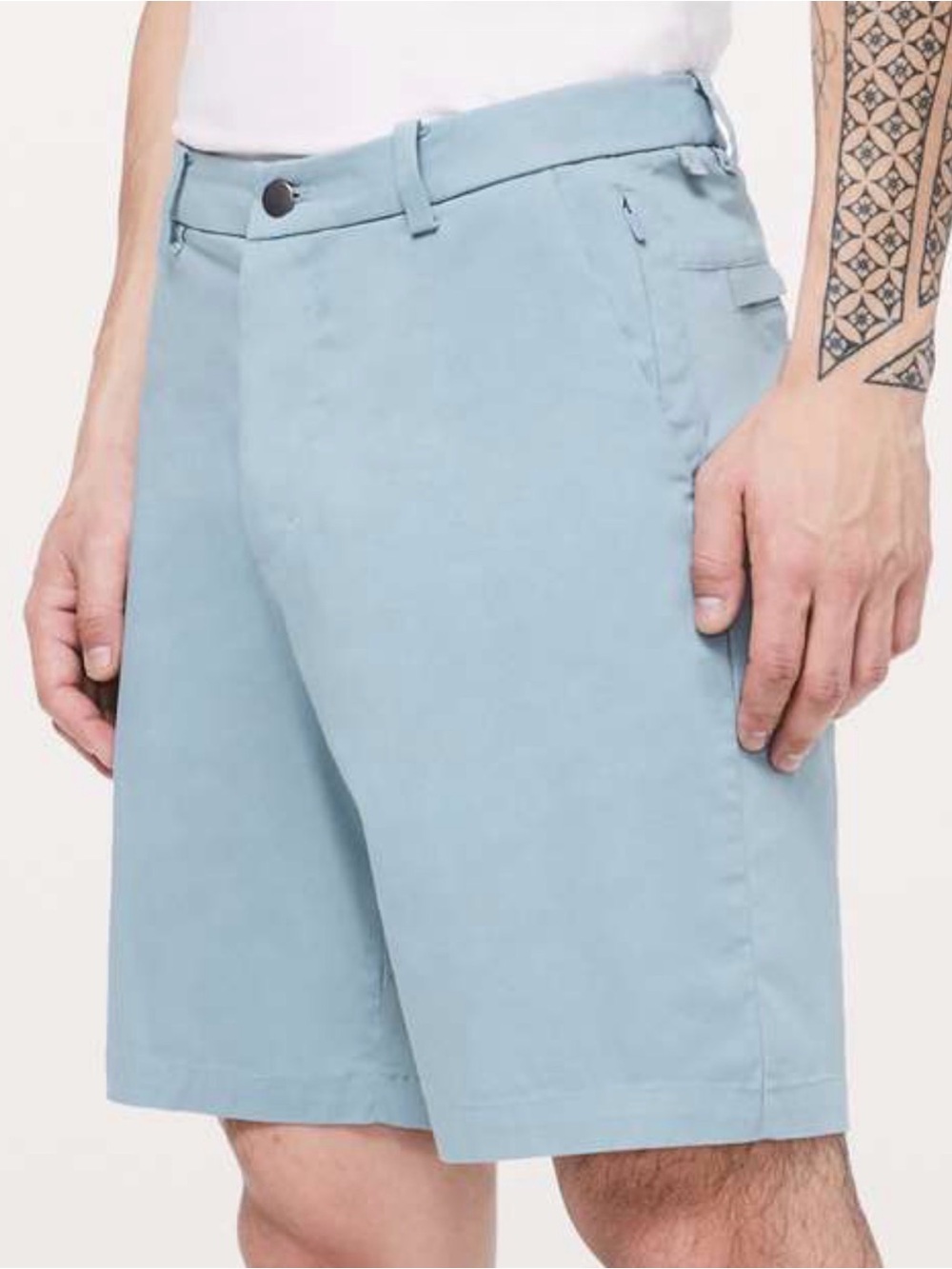Lululemon Commission Short Chino 9" *Slim Blue Cast Men Sz 32